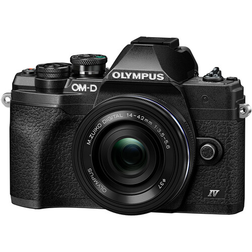 Cámara Mirrorless Olympus OM-D E-M10 Mark IV con lente M.Zuiko Digital ED 14-42mm f/3.5-5.6 EZ