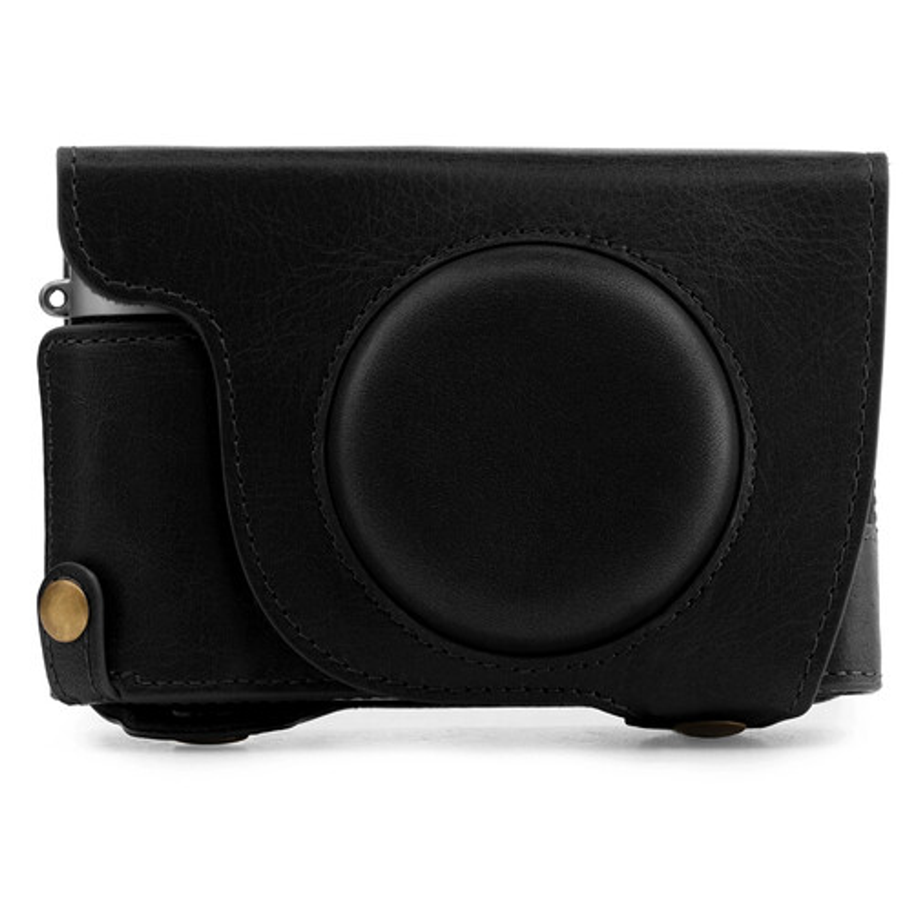 Estuche para camara Fujifilm X100V cuero negro MegaGear Ever Ready 