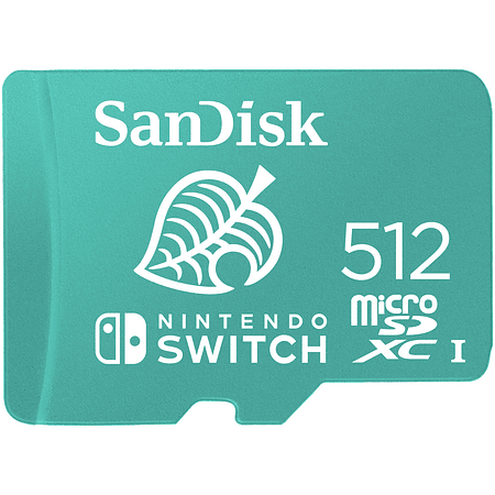 SANDISK MICRO SD XC PARA NINTENDO SWITCH 512 GB UHS-I (CLASS 10 / SPEED CLASS 1)