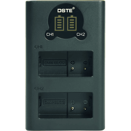 Cargador de batería para Panasonic DMW-BLC12 