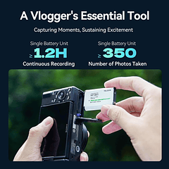 TELESIN Pocket NP-BX1 para Sony NP-BX1