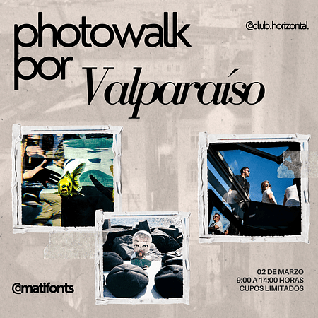 Photowalk en Valparaíso con @matifonts 