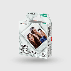 Pelicula Fujifilm Instax Square White Marble 10 Fotos