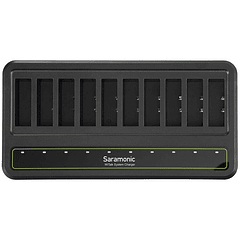 sistema intercomunicador SARAMONIC full-duplex para 7 usuarios, audífonos simples