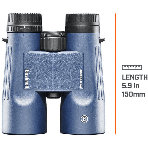 Bushnell Binoculares 10x42 H2O Roof Prism (Dark Blue) 7