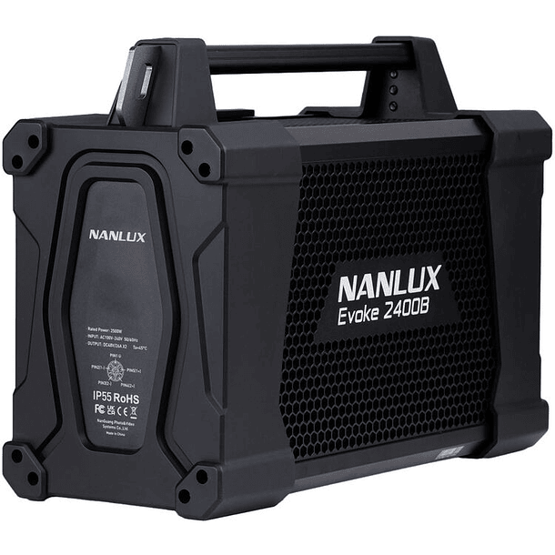 Nanlux Evoke 2400B Bi-Color LED Monolight Kit con Reflector 45° y Flight Case 8
