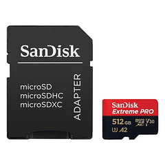 SanDisk Extreme PRO microSDXC™ UHS-I - 512GB