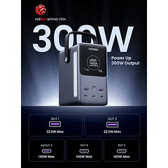 UGREEN 300W 48000mAh Cargador Portable Power Bank