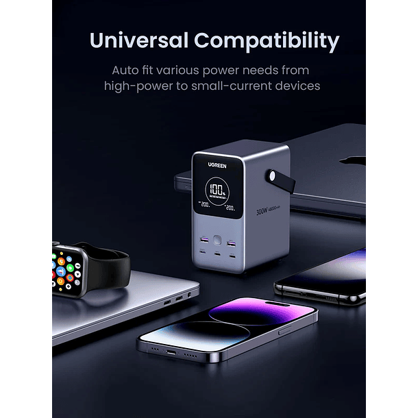 UGREEN 300W 48000mAh Cargador Portable Power Bank 7