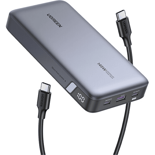 UGREEN 3-Puertos USB-C Power Bank (25,000mAh, 145W) 4