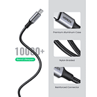 UGREEN cable USB-C/USB-C 3.1 DATAPOWER 100W MAX 1mts reforzado black US300 3