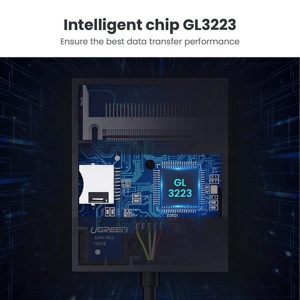 UGREEN Lector 4en1 Multi-Tarjeta de memoria USB-A 3.0 (SD/MICROSD/CF/MS) 50cm CR125 6