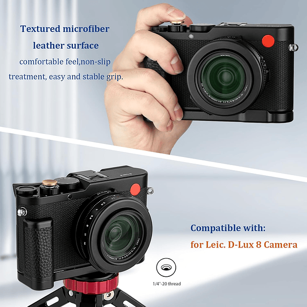 Haoge HG-D8 HandGrip para Leica D-Lux 8 7