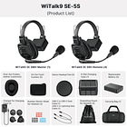 WiTalk9 SE Full-Duplex Wireless Intercom Headset System 4
