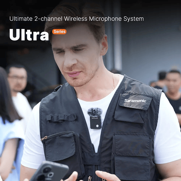 Saramonic Ultra Sistema de Micrófonos para 2 personas 14