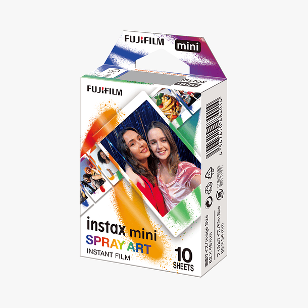 FUJIFILM INSTAX MINI SPRAY ART FILMS (10 SHOTS) 1