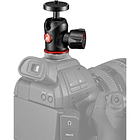 Manfrotto cabezal de micro bola 492 LCD con zapata fría 2