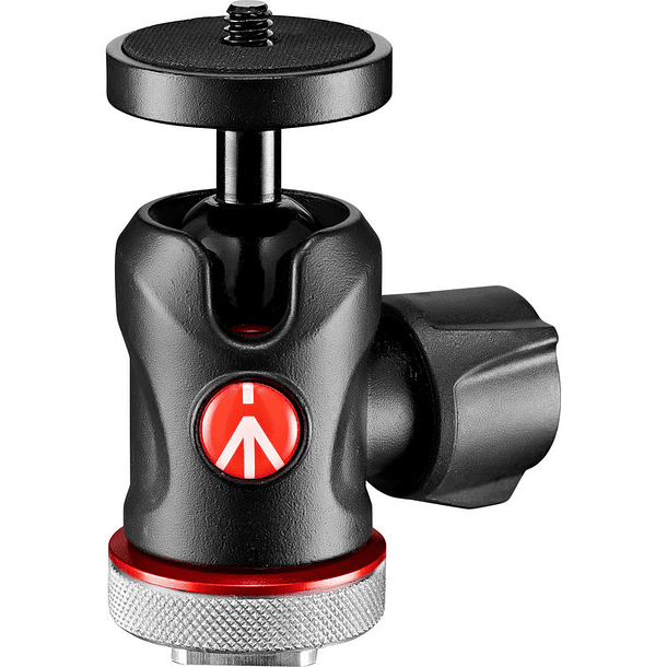 Manfrotto cabezal de micro bola 492 LCD con zapata fría 4