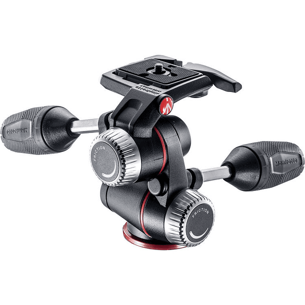 Manfrotto XPRO de 3 vías, cabezal de panorámica e inclinación 1