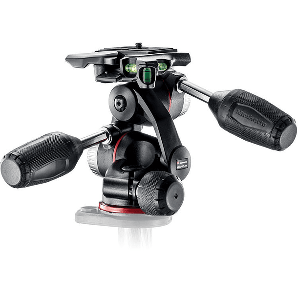 Manfrotto XPRO de 3 vías, cabezal de panorámica e inclinación 4