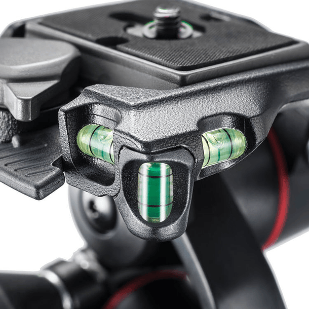 Manfrotto XPRO de 3 vías, cabezal de panorámica e inclinación 10
