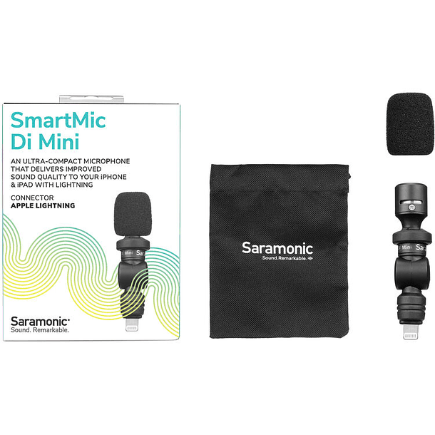 Saramonic SmartMic Di Mini Micrófono Ultracompacto para Lightning iOS 5