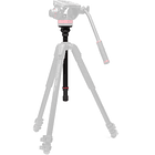 Kit de trípode de vídeo de aluminio de 3 secciones Manfrotto con cabezal fluido 3