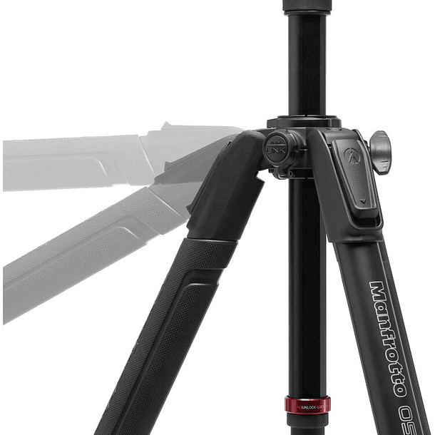Kit de trípode de vídeo de aluminio de 3 secciones Manfrotto con cabezal fluido 6
