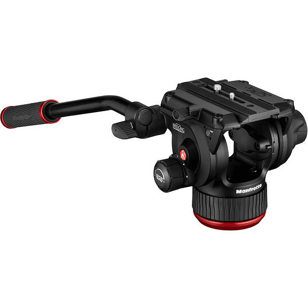 Kit Video Manfrotto Cabezal 504HDX + trípode Alu Twin, Ground Spreader  3
