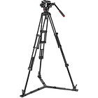 Kit Video Manfrotto Cabezal 504HDX + trípode Alu Twin, Ground Spreader  5