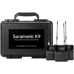 Saramonic K9-US Sistema de micrófono inalámbrico UHF digital para 2 personas Pro