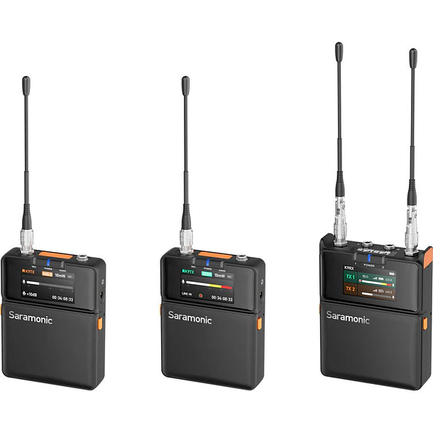 Saramonic K9-US Sistema de micrófono inalámbrico UHF digital para 2 personas Pro 2