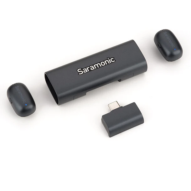 Saramonic AIR-SE-01 Ultra-Mini Sistema de Microfonos para 2 personas USB-C (2.4 GHz) 14