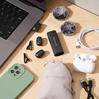 Saramonic AIR-SE-02 Ultra-Mini Sistema de Microfonos para 2 personas USB-C y Lightning (2.4 GHz) 17