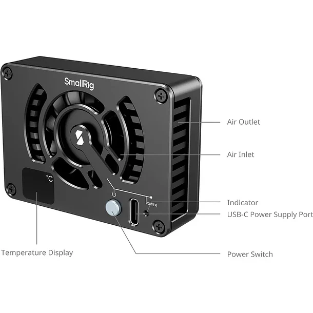 Sistema de Enfriamiento SmallRig para Camaras 4
