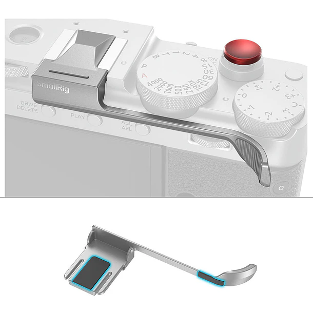 Thumb Grip SmallRig for FUJI X-E5 - Silver 2