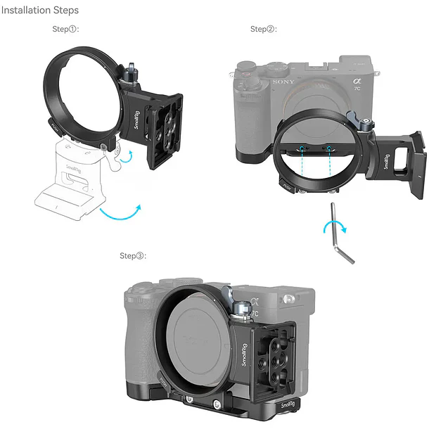 Placa Giratoria SmallRig para Sony a7C II / a7CR 3