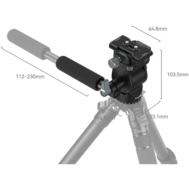 Cabezal de Video SmallRig para Grabación Horizontal & Vertical 3