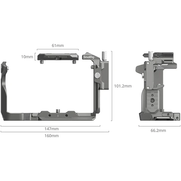 Cage SmallRig HawkLock Kit para Sony FX3 & FX30 5