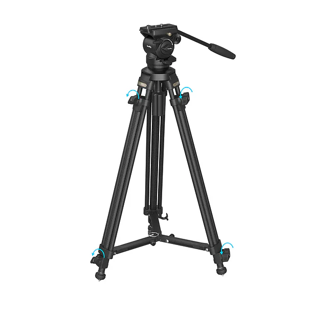 Trípode de Video de Fibra de Carbono SmallRig AD-50 3