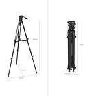 Trípode de Video de Fibra de Carbono SmallRig AD-50 6