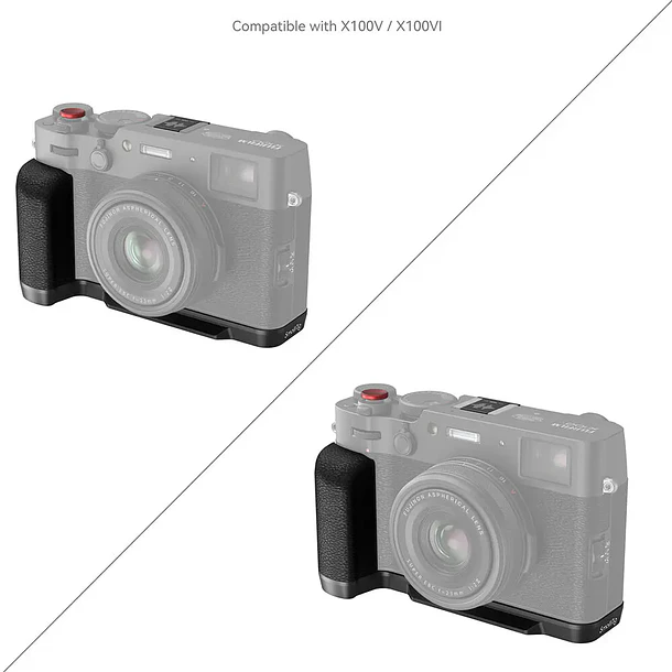 Grip SmallRig L-Shape para FUJI X100VI & X100V - Silver 4