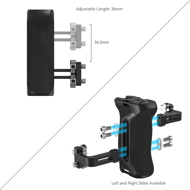 Mango Lateral SmallRig con Tornillos de 1/4