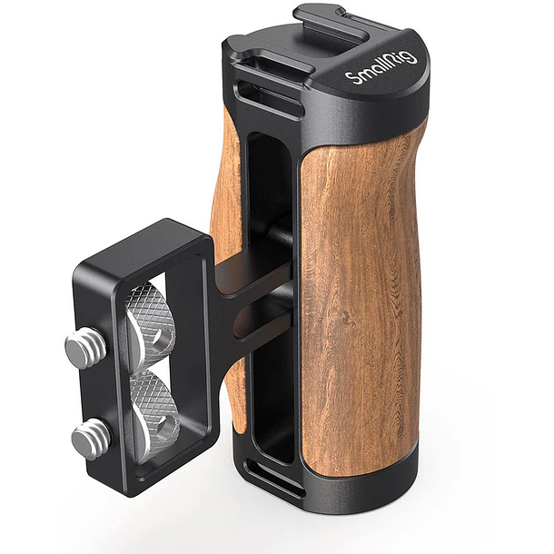 SMALLRIG 2913 Mini mango de madera con mango lateral con 1/4