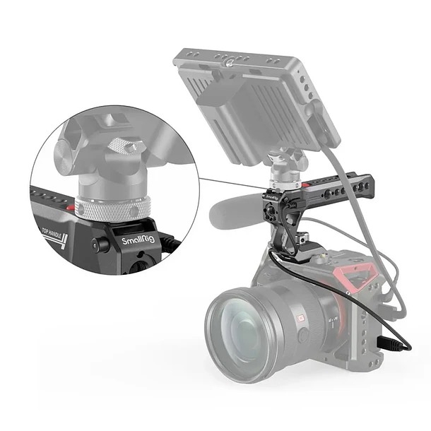 SmallRig 3322 Mango superior nato con botón REC 6