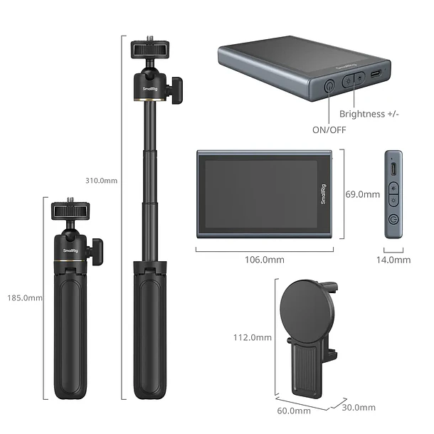 Monitor de Video Inalámbrico para Smartphone (Vlog Kit) 7