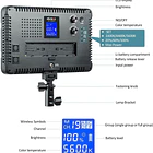 Kit Luz Estudio 2 Paneles LED bicolor Viltrox VL-D60T  5