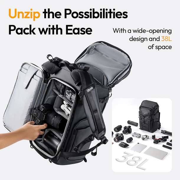 Ulanzi AB01 TAI Mochila Para Fotografía Outdoor Con Seguimiento (U-TAG Incorporado) B157 7