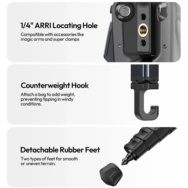 Ulanzi Ombra II Traveler Trípode Liviano Para Fotografía – T156 10
