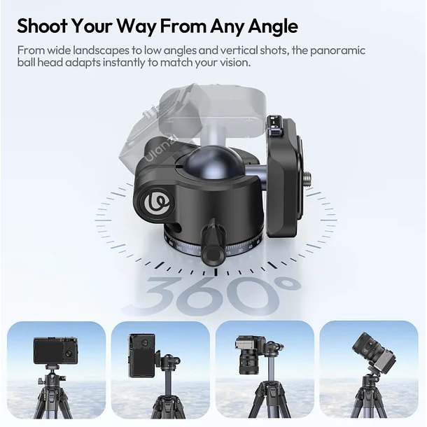 Ulanzi Ombra II Traveler Trípode Liviano Para Fotografía – T156 9